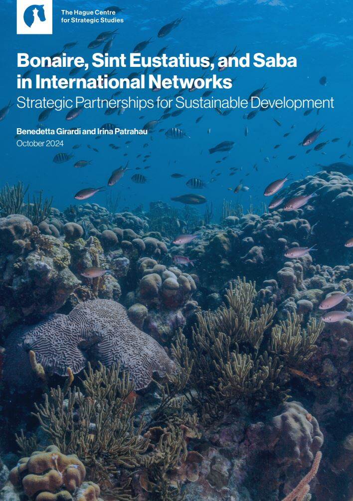 Cover page of the Bonaire, Sint Eustatius, and Saba in International Networks Strategic Partnerships for Sustainable Development report