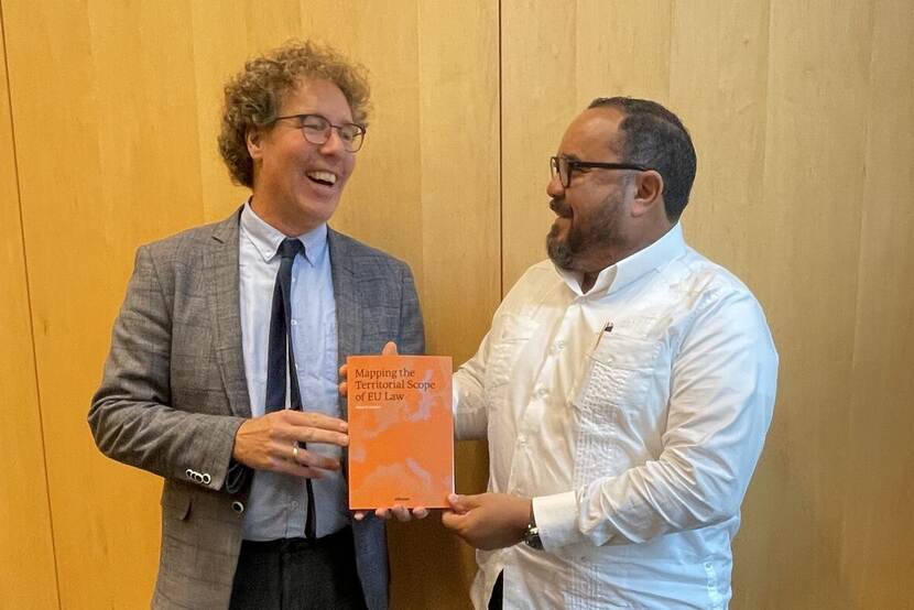 Researcher Wessel Geursen and Special Envoy Edison Rijna