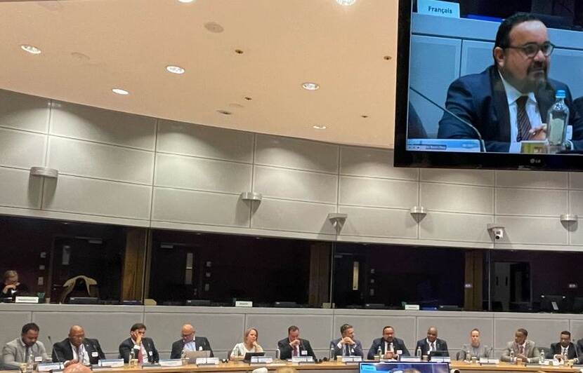 Special Envoy Edison Rijna at the LGO-Forum.